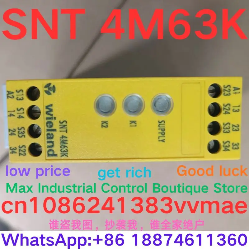 

brand-new safety relay SNT 4M63K SNT4M63K