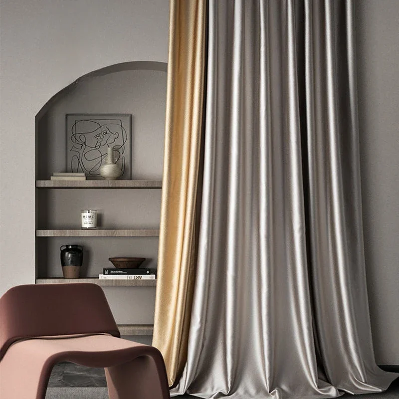 Modern and Minimalist Shading Curtains Thermal Insulation and Sun Protection Czech Curtains Affordable Luxury Aesthetic Boutique