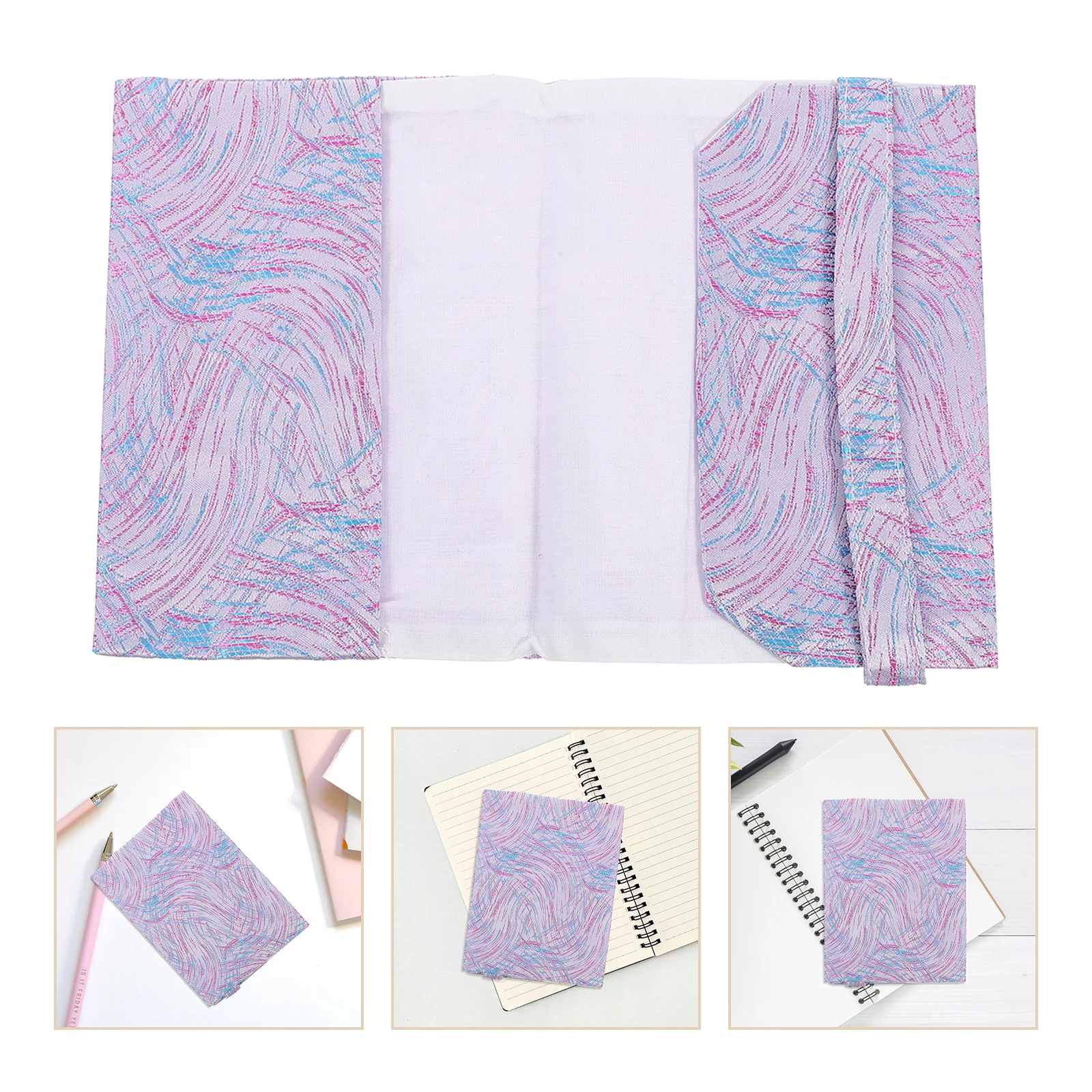 

Book Cover Protector Floral Sleeve Notebook Protection Cloth for Binding Covers Textbooks Adjustable
