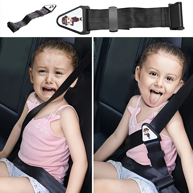 

1/3/5pcs Adjuster Children Kid Car Safety Belt Universal Car Baby Safety Seat Strap Belt Buckle Seat Belt Correction Tape