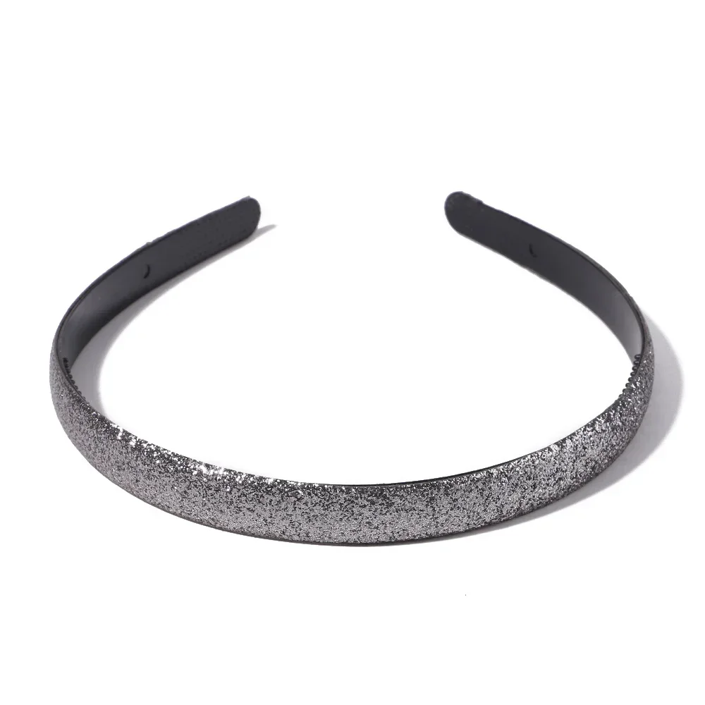 Monocromático Glitter cabelo bandas para meninas, simples aro hairbands, chapéus para crianças, acessórios de moda, presentes para mulheres, 2023