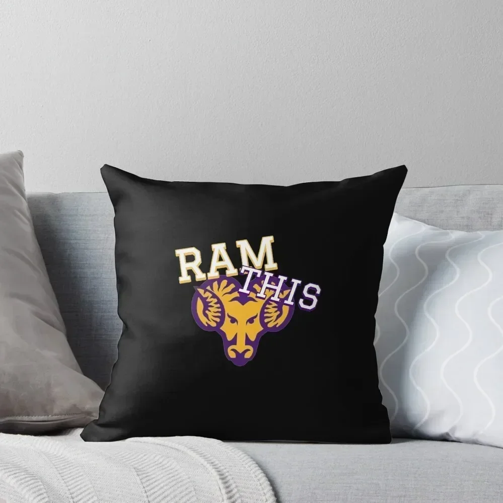 

West Chester University Ram This Throw Pillow pillow cover luxury ornamental pillows Room decorating items pillow