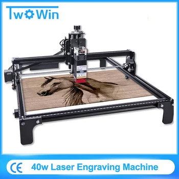 40w Laser Engraving Machine 420*400mm Engraving Area All Aluminum CNC Laser Engraver for Wood Acrylic