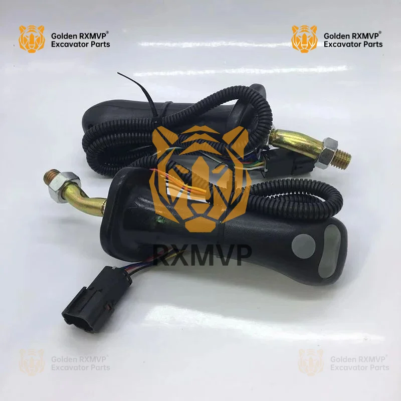 Accessories 2Pcs Joystick Excavator Parts For kovax Rubber Excavator dx225/dh225-9 dh300-9 Pilot Handle Fit