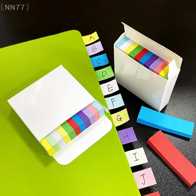 〔NN77〕11-color Label Color Stick Sticky Note Mini Marker Reading Classification Writing Sticky Note Paper〔W7〕