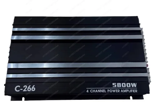 

Genuine C-266 Best-selling Car Audio Upgrade Power Amplifier Four-channel 50 Fuse 4-way Audio Speaker Subwoofer Treble Mid-bass