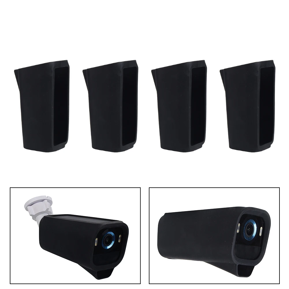 Silicone Cover For EufyCam S3 Pro Black Waterproof Anti-scratch Security Camera Protective Shell Case Easy Installation