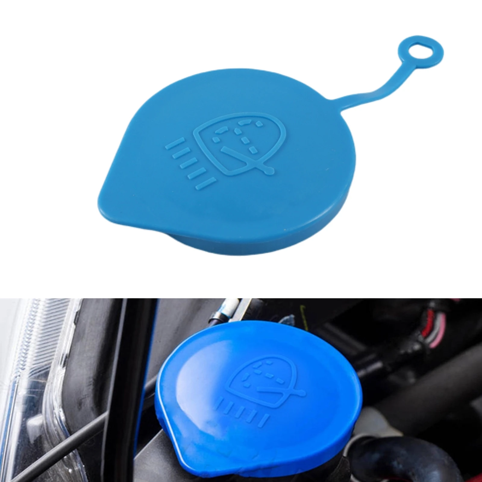 Tampa de garrafa do pára-brisa do carro, tampa azul para Honda Civic, Accord, CITY, CRV, CRX FIT, 1988-2013