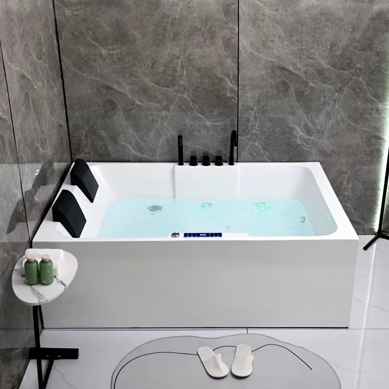 Couple large bathtub 1.2 meters wide Surf jacuzzi intelligent heating length 1.7 meters 1.8 meters double bathtub