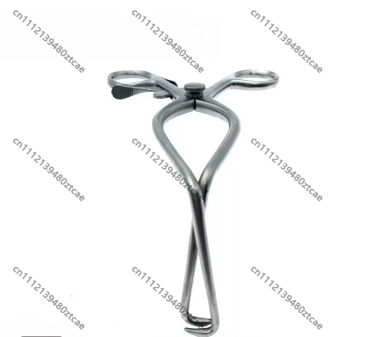 Veterinary Front‑Bent Single Hook Retractor Knee Tissue Spreader Pet Animal Orthopedic Surgical Instrument