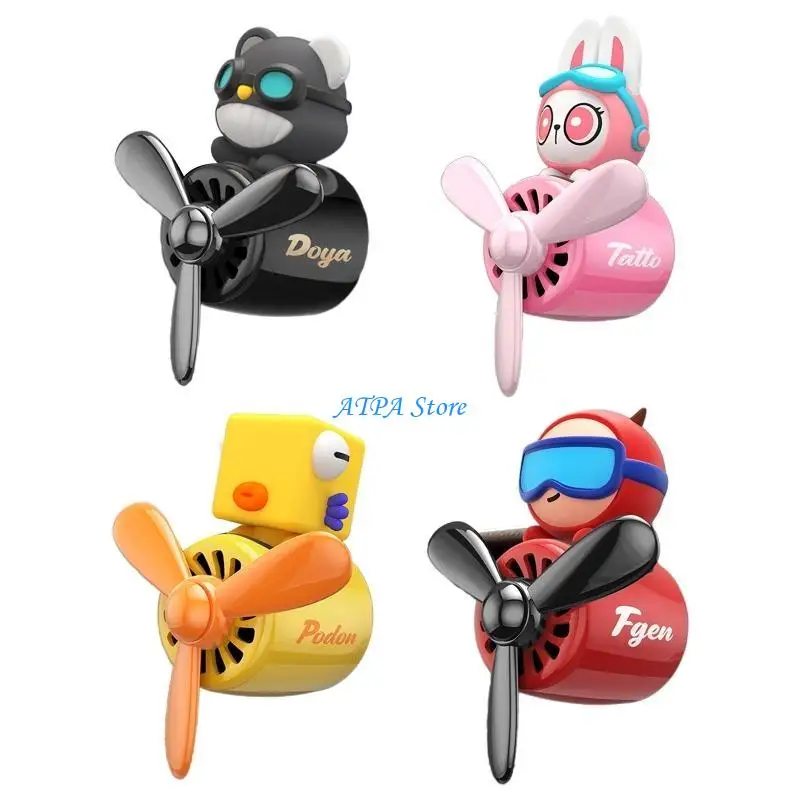 

U13C Flying Bear Freshener Holder Auto Air Outlet Interior Trims Automobile Accessory