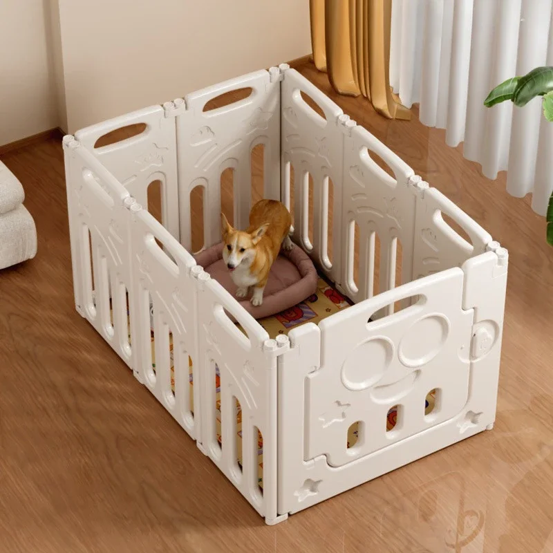 

Plastic Isolation Dog Cage Indoor Free Combination Pet Cat Fence Large Space Small Dog Cage
