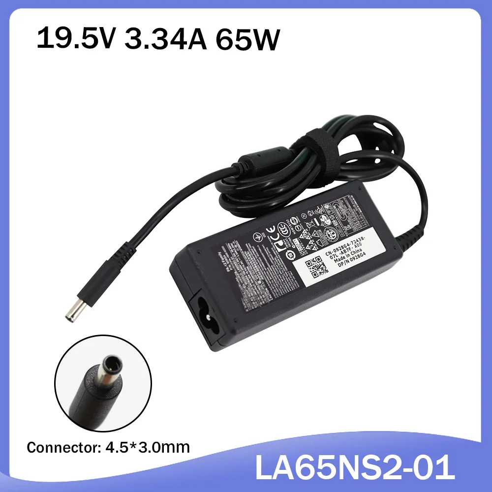 

19.5V 3.34A 65W AC Power Adapter Charger for Dell LA65NM130 LA65NS1-00 LA65NS2-01 PA-12 Family