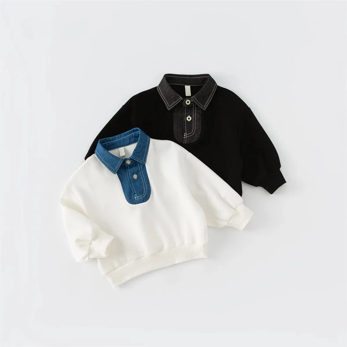 

Spring and Autumn Casual Boy Splicing Durable Simple Casual Top Spring Children Hoodie Children Fashion Comfort Top