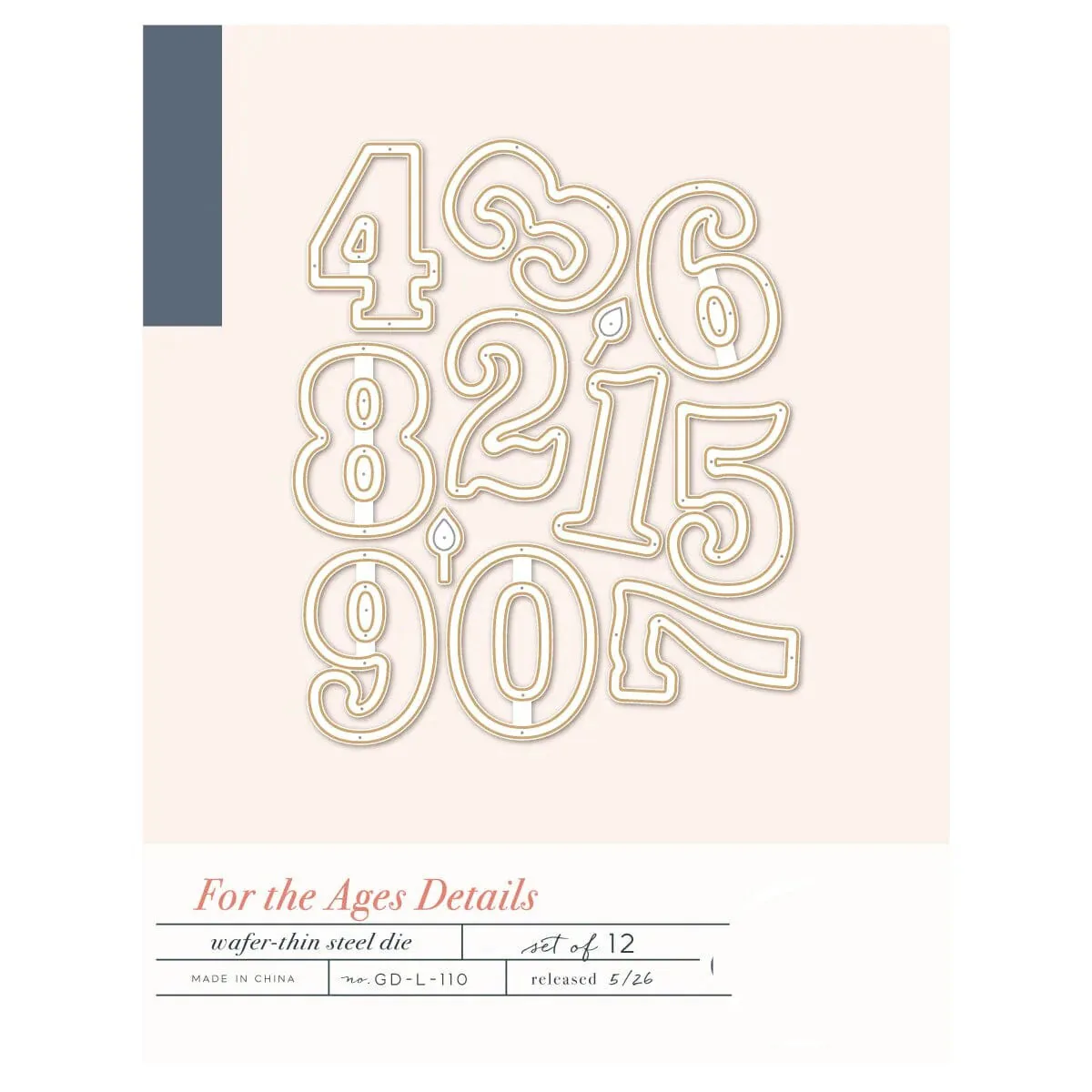 number decoration 2026 New Metal Cutting Dies For DIY Scrapbooking Crafts Maker Photo Album Template Handmade