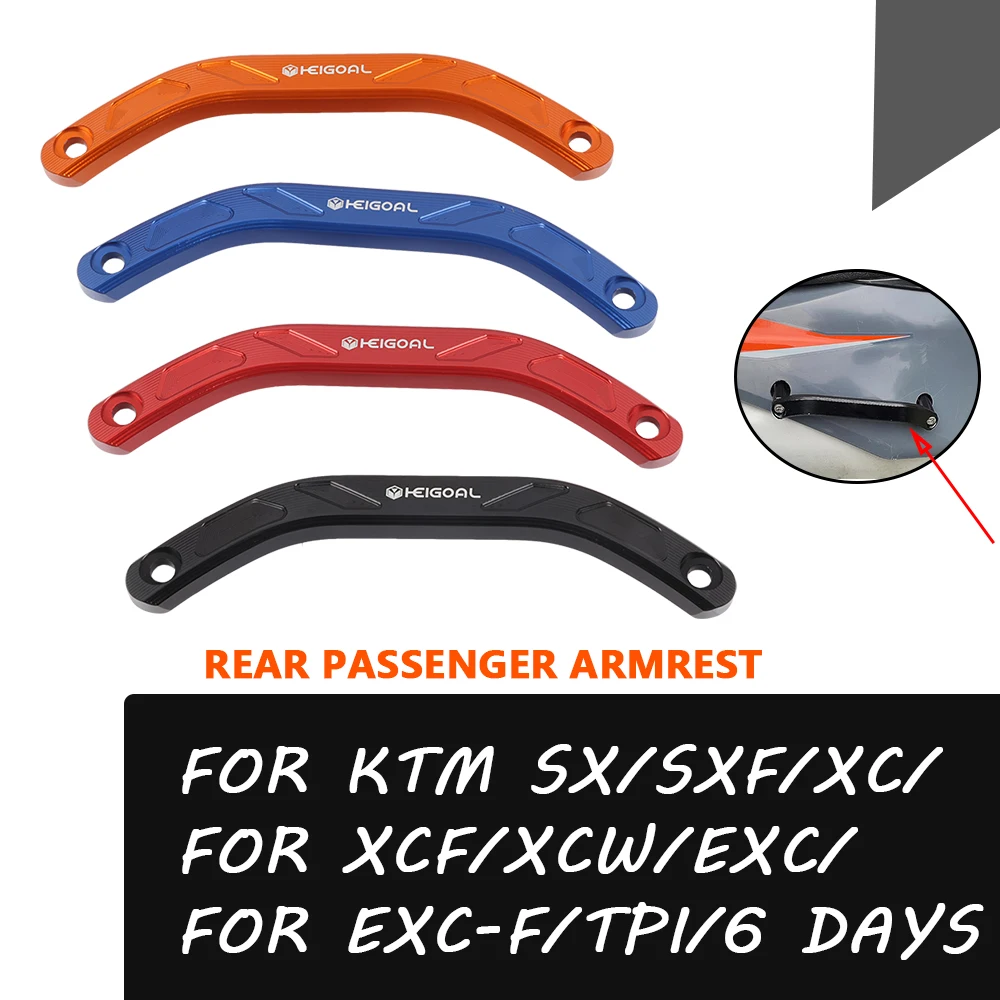 

For KTM 125 250 300 350 400 450 500 EXC EXCF XC XCF SX SXF TPI Sixdays 2021 2022 2023 Accessories Rear Passenger Grab Handle Bar