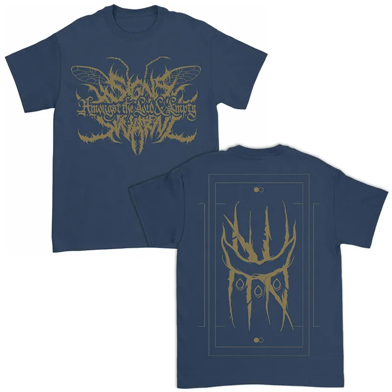 Top SIGNS OF THE SWARM Band Deathcore Dark American-style Men's Cotton T-shirt Short Sleeves