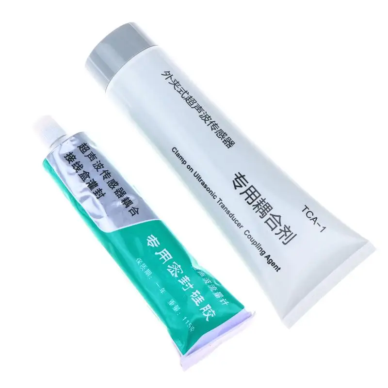 【S】115/120g TZM-1 Ultrasonic Flowmeter Sensor Transducer Coupling Agent Junction Box Potting Special Sealing Silicone Sealants