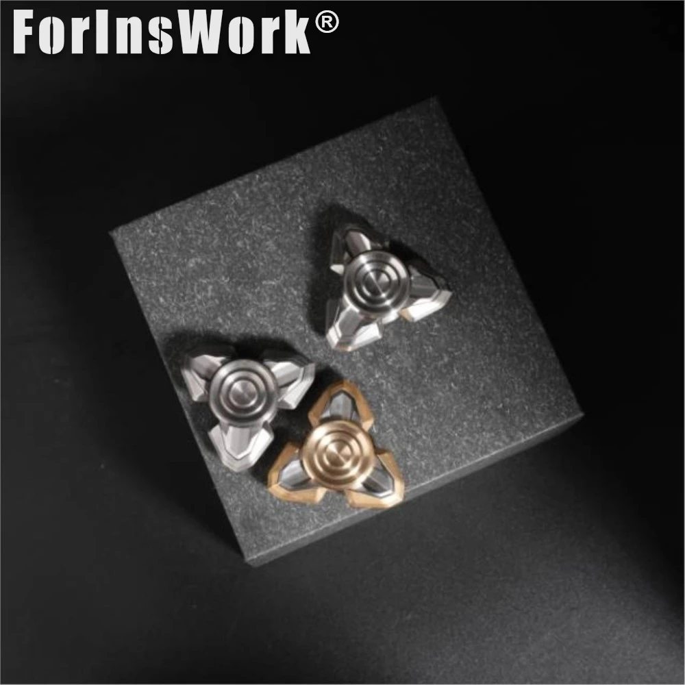 NOVO EDC Night Hawk 3 Leaves Magnetic Fingertip Gyroscope Fidget Toy For Stress Relief Decompression Tool Adult Hand Spinner