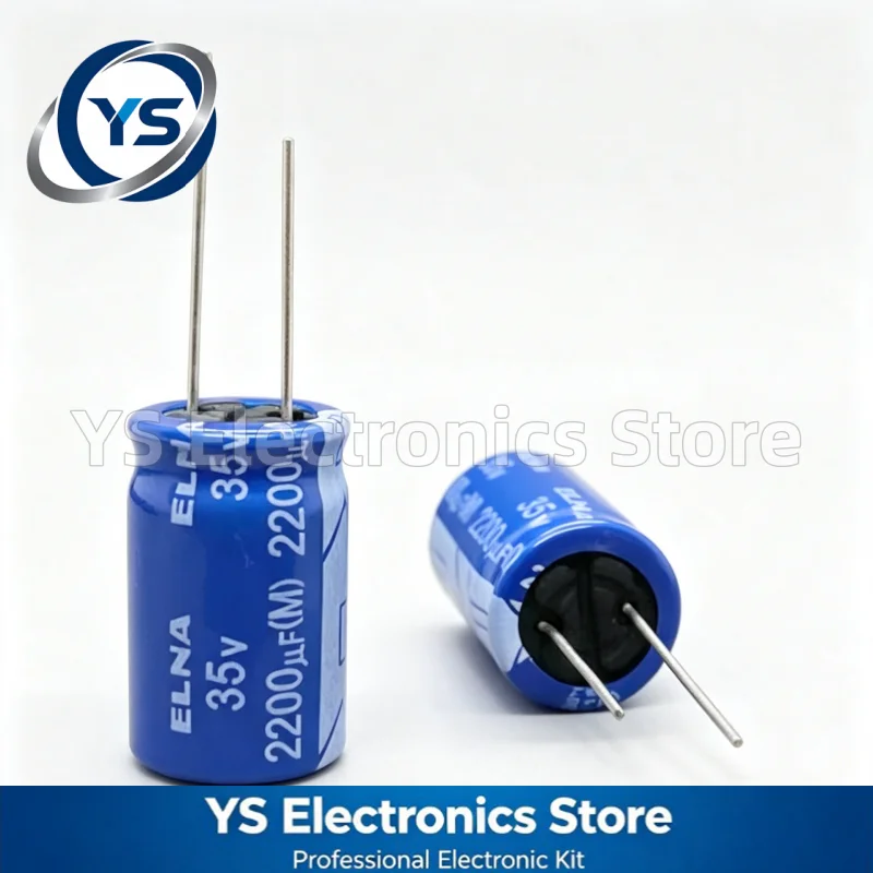 10/20/50pcs 35V2200UF ELNA RE3 Series 16X25mm HiFi Audio Capacitor RE3-35V222MJ6# 35V2200UF 2200UF 35V Original and NEW