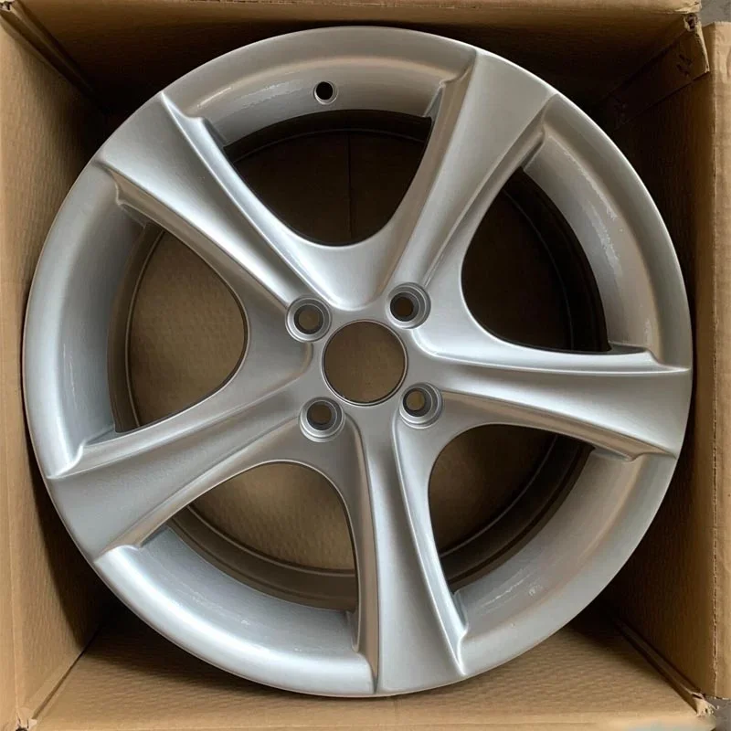 4 Holes Car Rims Wheels 13 14 Inch Structure Alloy  lack Silver Accessories Auto Steel Box Item Aluminium Pcs Color