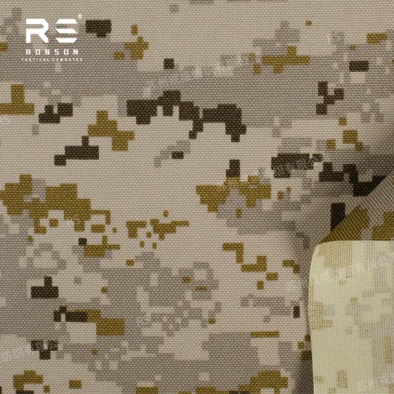 US AOR1 Camouflage Printed 1000D Polyester Cordura Waterproof PU Coared Fabric for Tactical Gears and Outdoor Use High Tensity