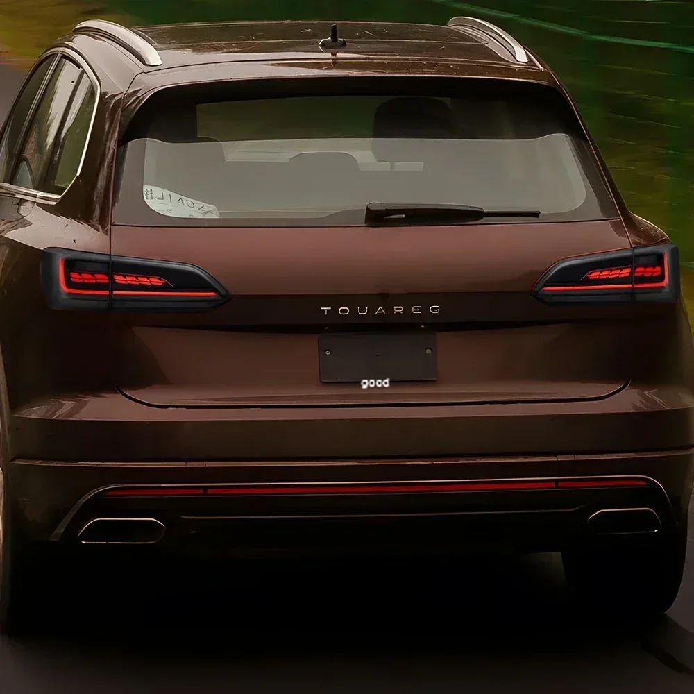 

Для VW Touareg 2019-2023 светодиодные автоматические задние фонари в сборе, обновление в стиле драконьей, динамический поворот, автомобильные задние фонари, аксессуары