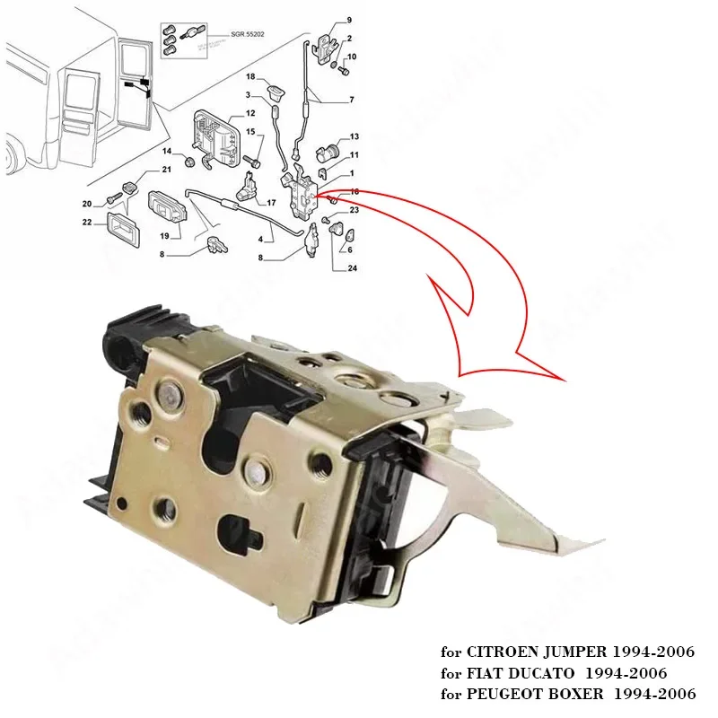 Trunk Lock Rear Rig…