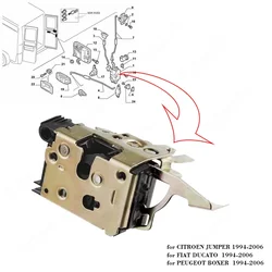 Trunk Lock Rear Right FOR FIAT DUCATO BOXER PEUGEOT CITROEN JUMPER 94-06 8726.Q1 8726Q1 1339728080