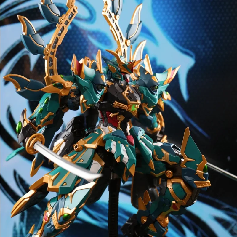 Stock Tibetan Dao Model National Innovation Mecha Qinglong 120cm Long Four Holy Beasts Moveable Finished Model Toy Figure