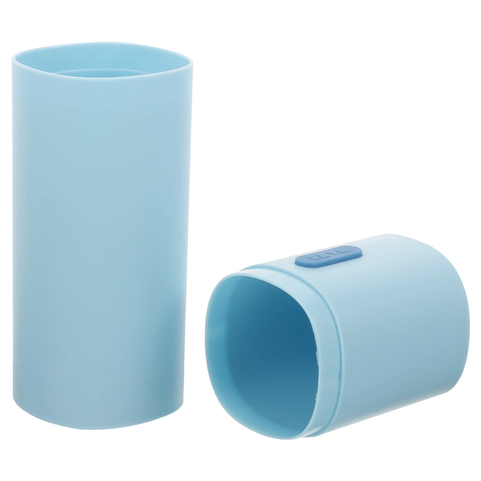 

1 шт. Дорожный футляр для зубной щетки, маленький контейнер для хранения зубной щетки и пасты, легко носить с собой, компактный, формованный корпус, надежная застежка