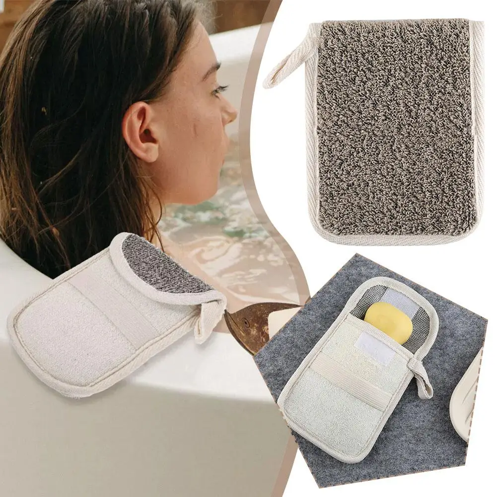 Bolsa de jabón de ducha, bolsa de malla de espuma, herramienta de lavado de baño, limpieza corporal, exfoliante, bolsa protectora, suministros de baño para el hogar