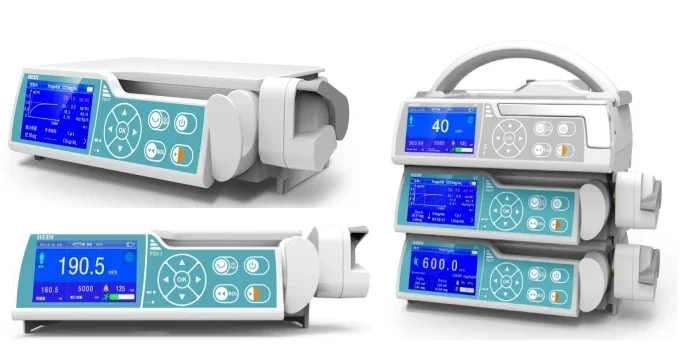 Draagbare Anes thesia Injector Automatische pompmachine TCI PCA Analgesie Controle Perfusorpomp