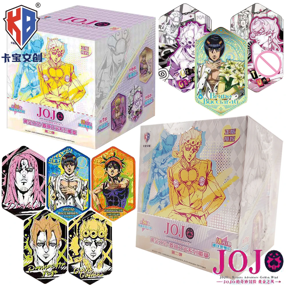 

KABAO Official JoJo's Bizarre Adventure Collection Badge Fantasy Hot Blooded Battle Anime Classic Character Limited Brooch Toys