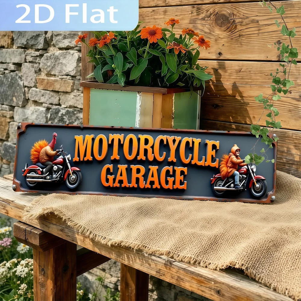A 2D Flat Vintage Sign Featuring 