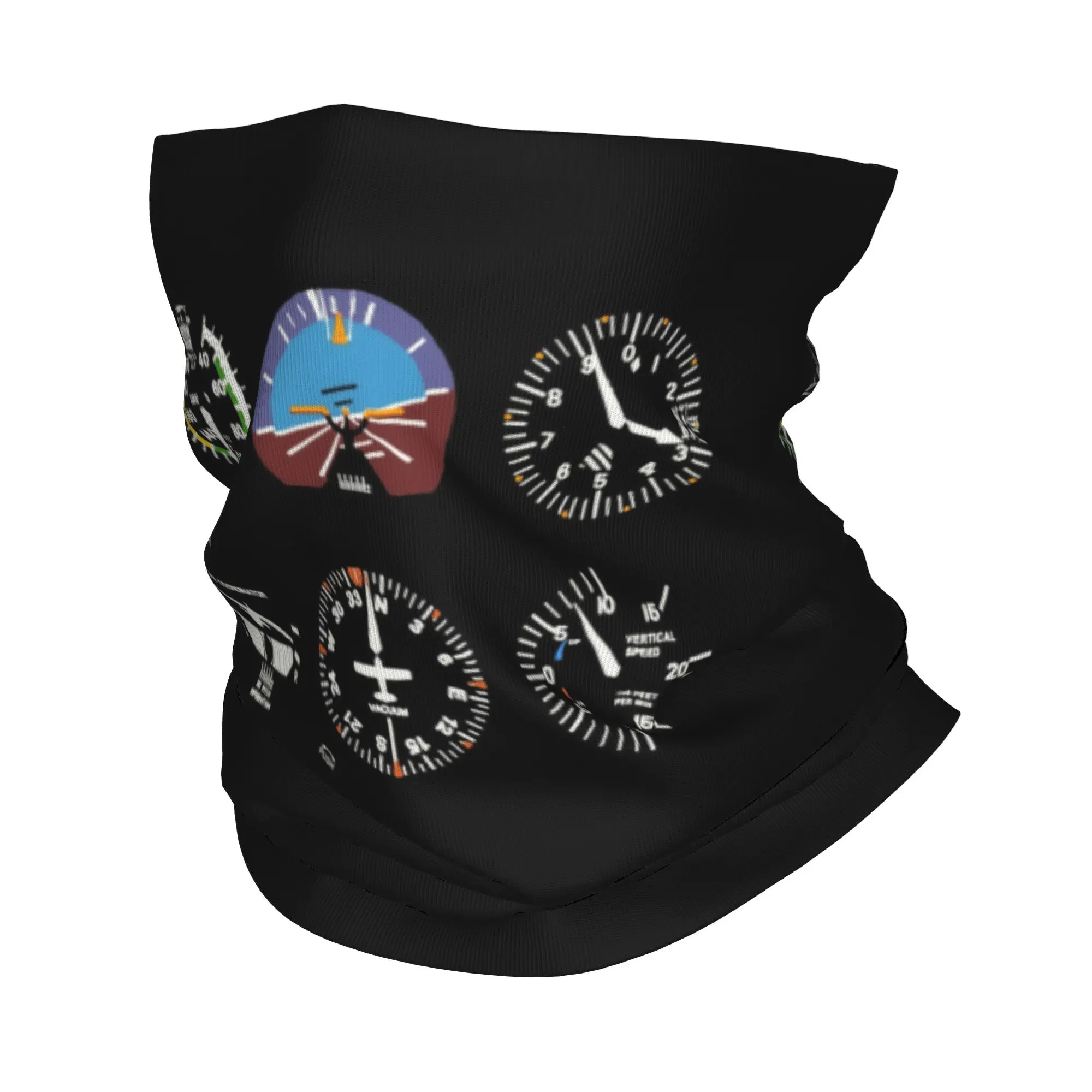 Custom Air Love Bandana Winter Neck Warmer Women Windproof Wrap Face Scarf for Ski Flight Attendants Flight Pilot Airplane