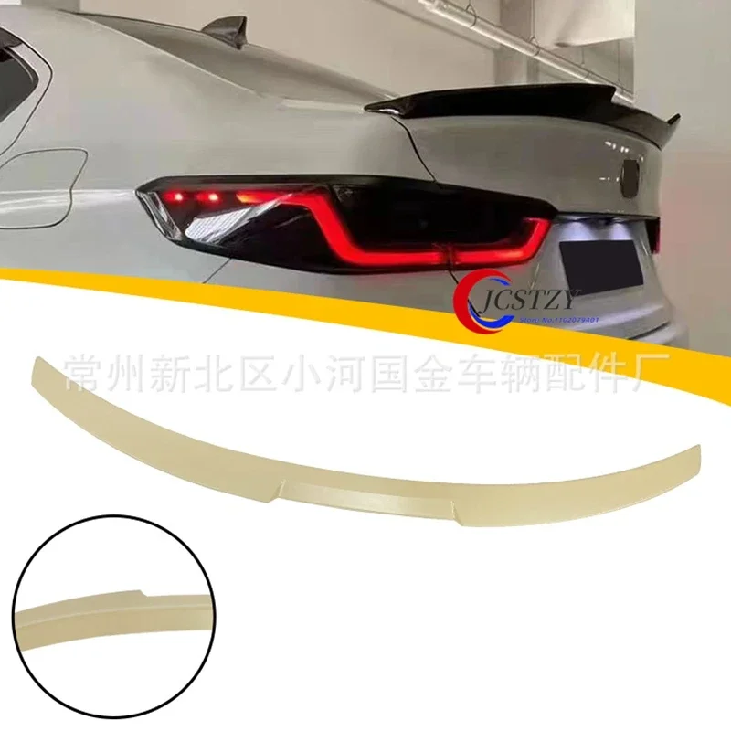 For Honda City  2020 2021 2022 Car Tail Wing Decoration ABS Plastic Unpainted Primer Rear Trunk Spoiler