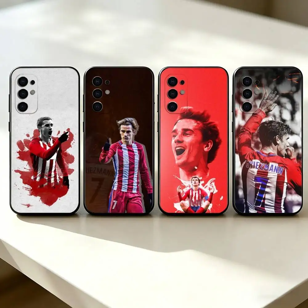 A-Antoine Griezmann hot football Phone Case Black Silicone Soft For Samsung S25,S24,S21,S22,S23,S30,Ultra,S20,Plus,Fe,Lite