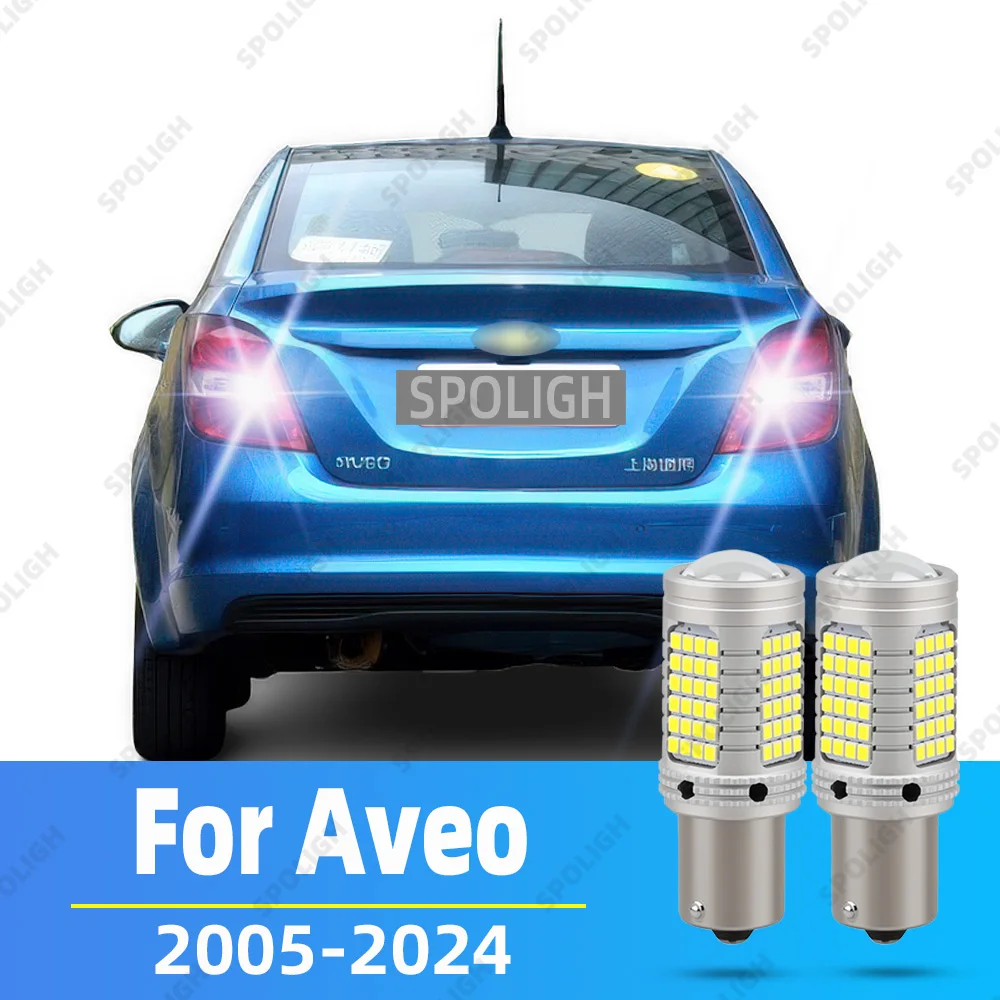 

2pcs Backup Lamp Blub For Chevrolet Aveo Kalos 2005-2018 2019 2020 2021 2022 2023 2024 LED Reverse Light P21W BA15S 7506 Canbus