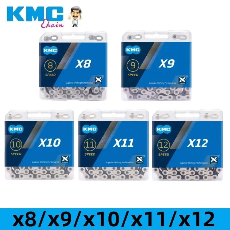 KMC 자전거 체인, 도로 MTB 자전거 크랭크셋, SRAM 8 9 10 11 12 s 호환, X8 X9 X10 X11 X12, 8, 9, 10, 11/12 속도