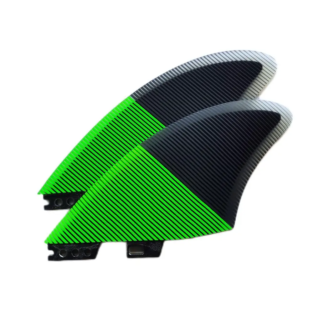 Surfboard kayak Fcs 2 twin fin Keel Fins Dual Tab Single Tab Sizes for Longboard Surfboard   & Top Surfing Perfor