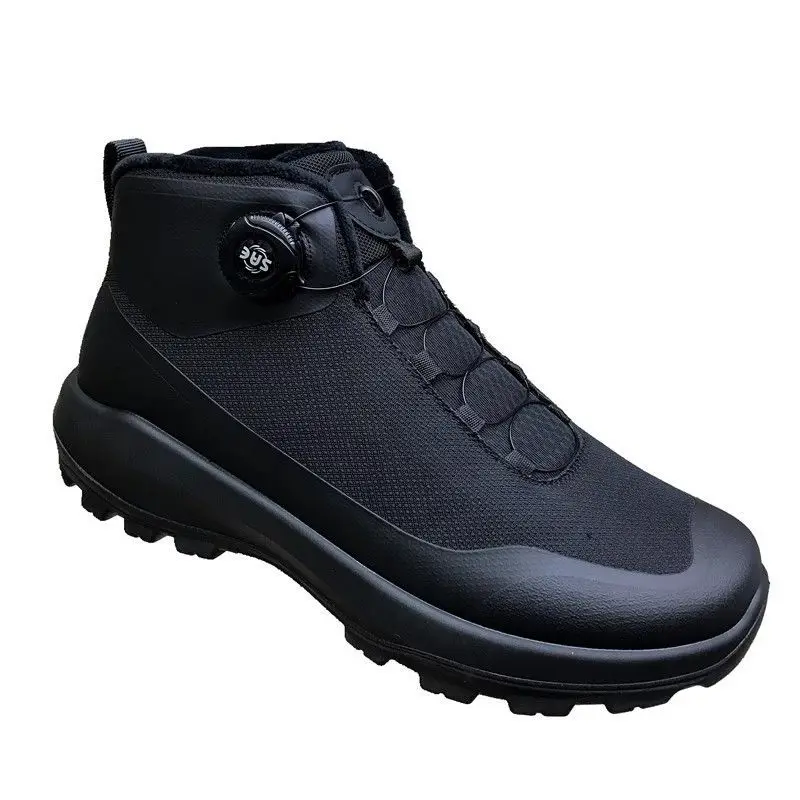 

Fall 2026 High-Top Sports Mesh Shoes Easy Wear Outdoor Casual Shoes Lazy Rotating Buckle Mountain Climbing Shoes Unisex