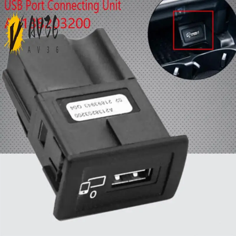 

AV36-A2138203200 USB Port Connecting Unit For Mercedes Benz E CLS AMG GT Front Ashtray USB Interface 2138203200