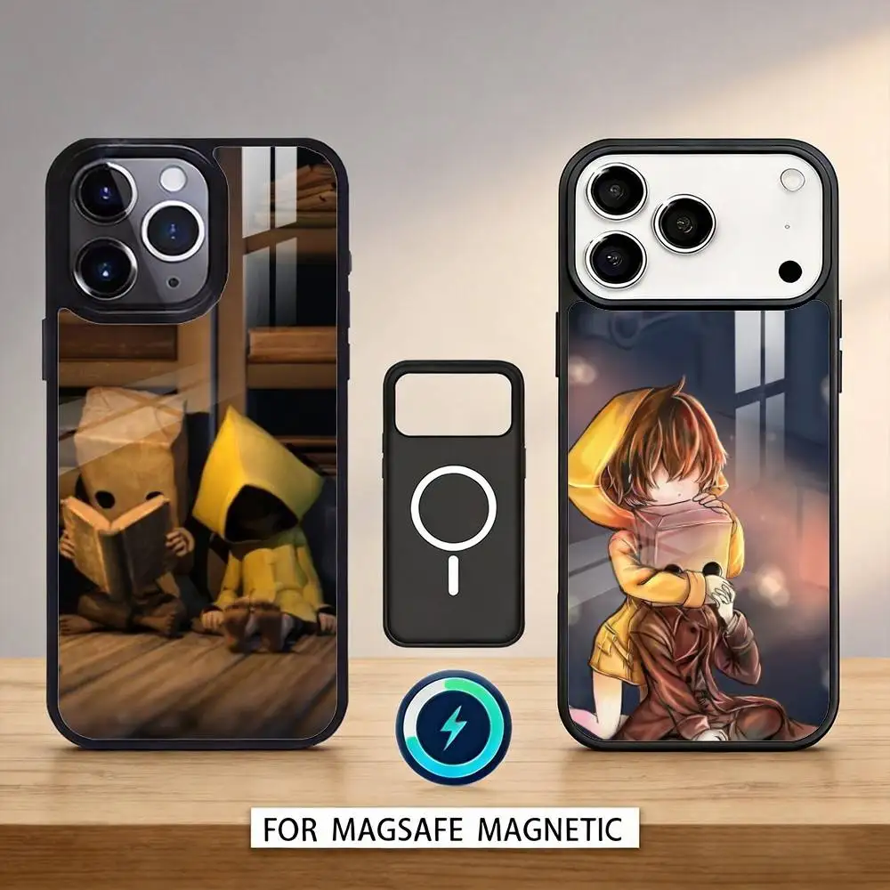 

B-Box and Yellow CoatLittle Nightmares Phone Case Magnetic For iPhone17 16 15 14 13 12ProMax For Magsafe Wireless Charging Cover