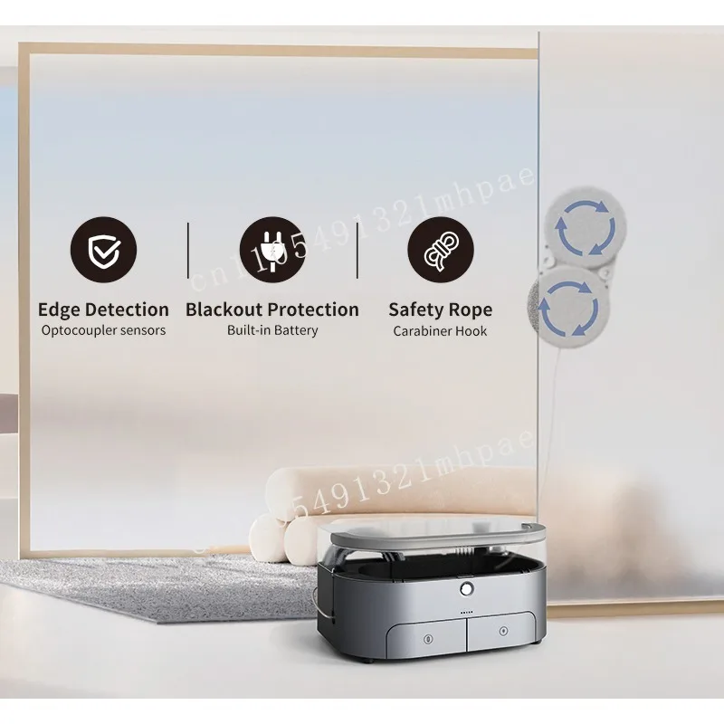 جديد ذكي رذاذ الماء منظف النوافذ الكهربائية APP + التحكم عن بعد التلقائي نافذة زجاجية روبوت تنظيف المنزل