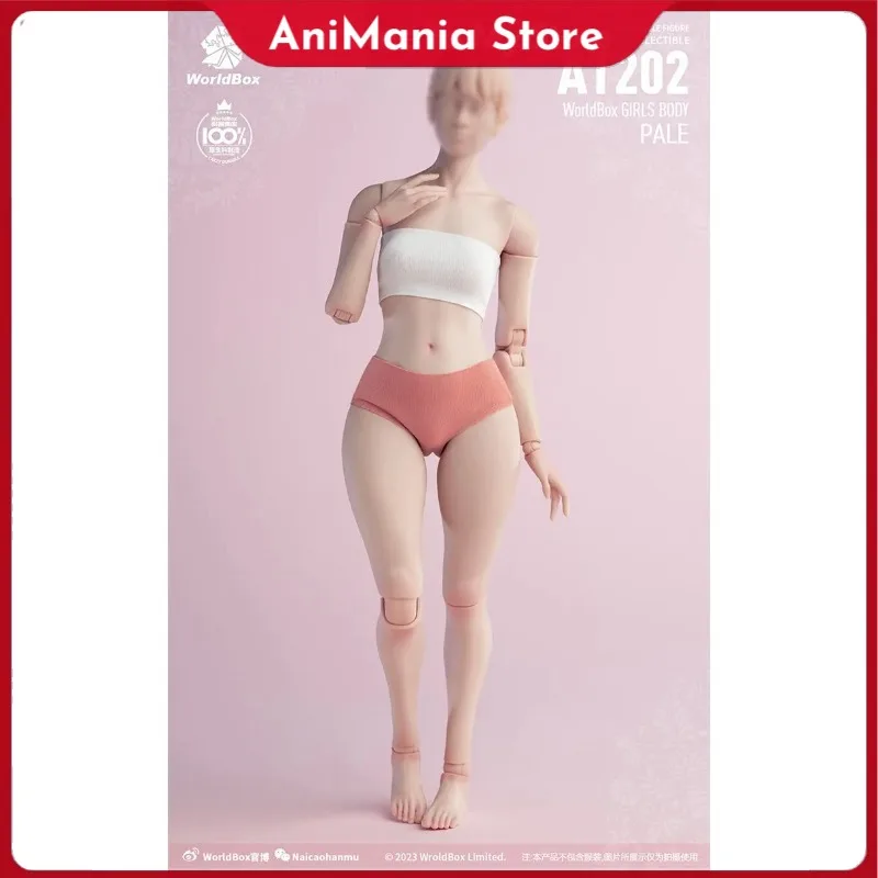 

Worldbox AT202pro 1/6 Scale Girls Flexible Joint Body E Cup Fat Leg 12‘’ Female Soldier Super Flexible Action Figure Body Doll