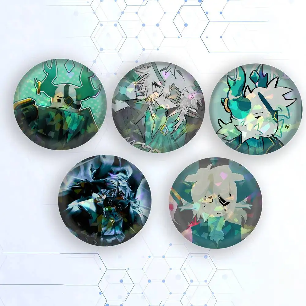 PhightingES Medkit Badge on Backpack Accessories Manga Icons Pins Round Cartoon Brooches for Clothes Bag Decor Gifts