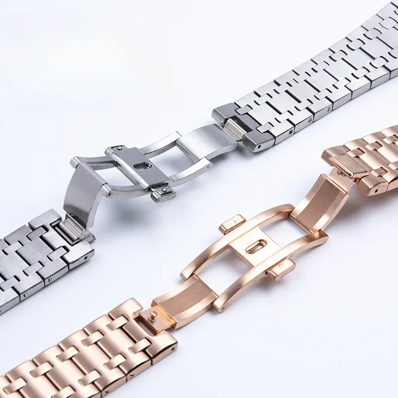 

Waterproof Solid Stainless Steel Watchbands for AP Royal Oak Offshore Watch Diameter 42mm 15710 26470 with 28mm Concave-Convex