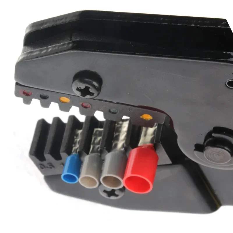 2025 العالم التاسع HS-03BC SM التوصيل محطة الربيع المشبك محطات العقص أداة اسئلة العقص ذو طيات 0.5-6 Mm2 أداة متعددة الأيدي #6