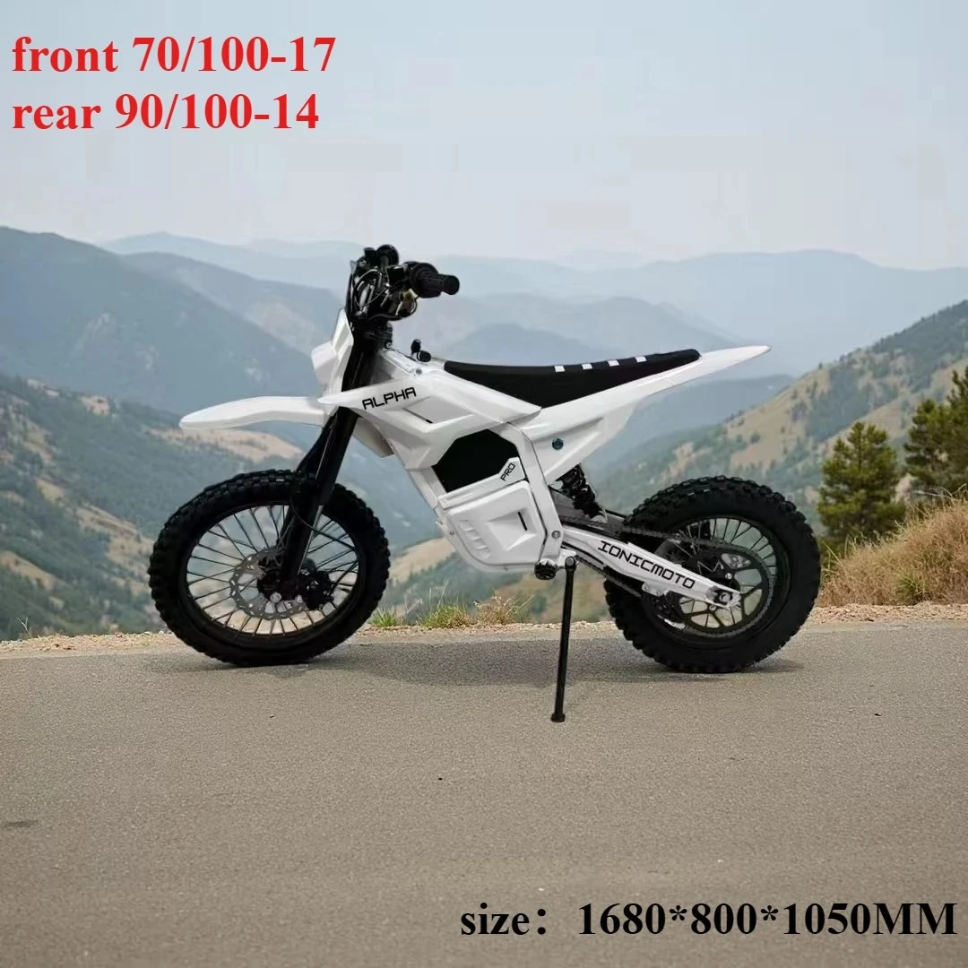 New Off Road Motorcycle Speak 6000W Powerful Motor 72V25AH Battery 75km/h Electric Bicycle 17inch Tire Mountain Electric E-bike image 2